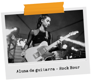 Aluna de guitarra - Rock Hour